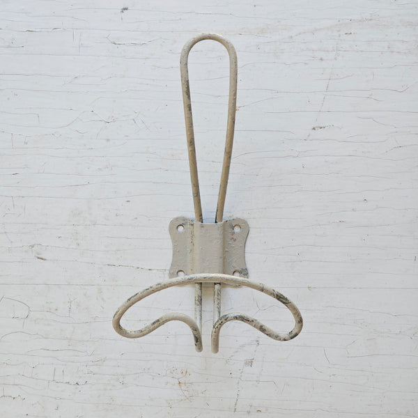 Vintage Style Wire Coat Hook in Mushroom