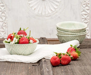 Vintage Style Ceramic Dessert Bowl