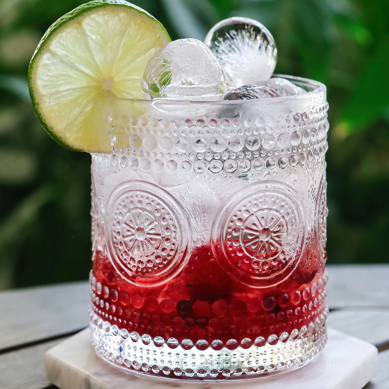 Southern Living Hobnail Glass Tumbler