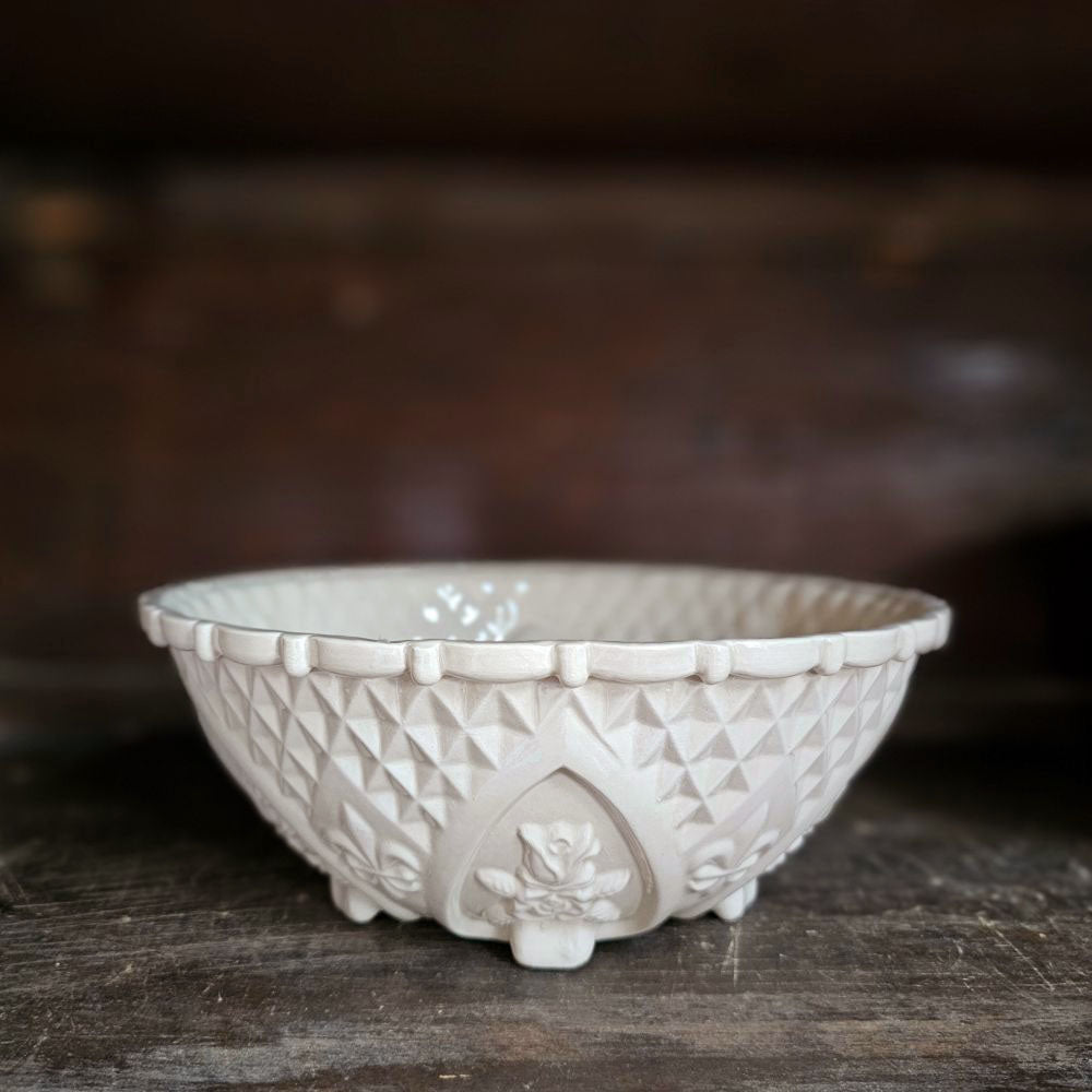 Vintage Style Ceramic Serving Bowl