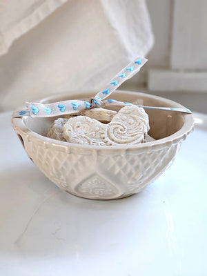 Vintage Style Ceramic Dessert Bowl