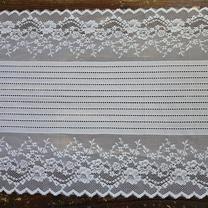 Old World White Lace Table Runner