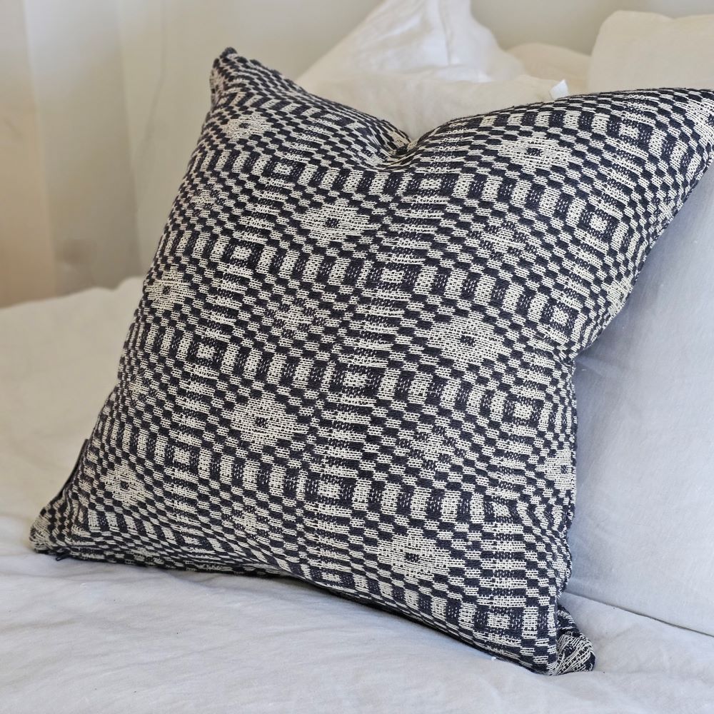 Welsh Inspired Navy Pillow