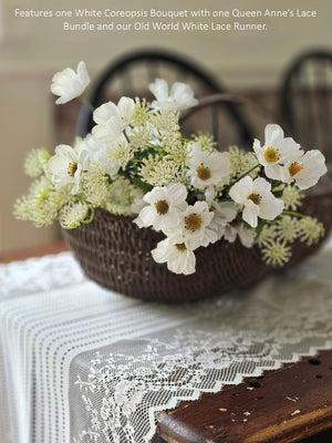 Bright White Coreopsis Bouquet