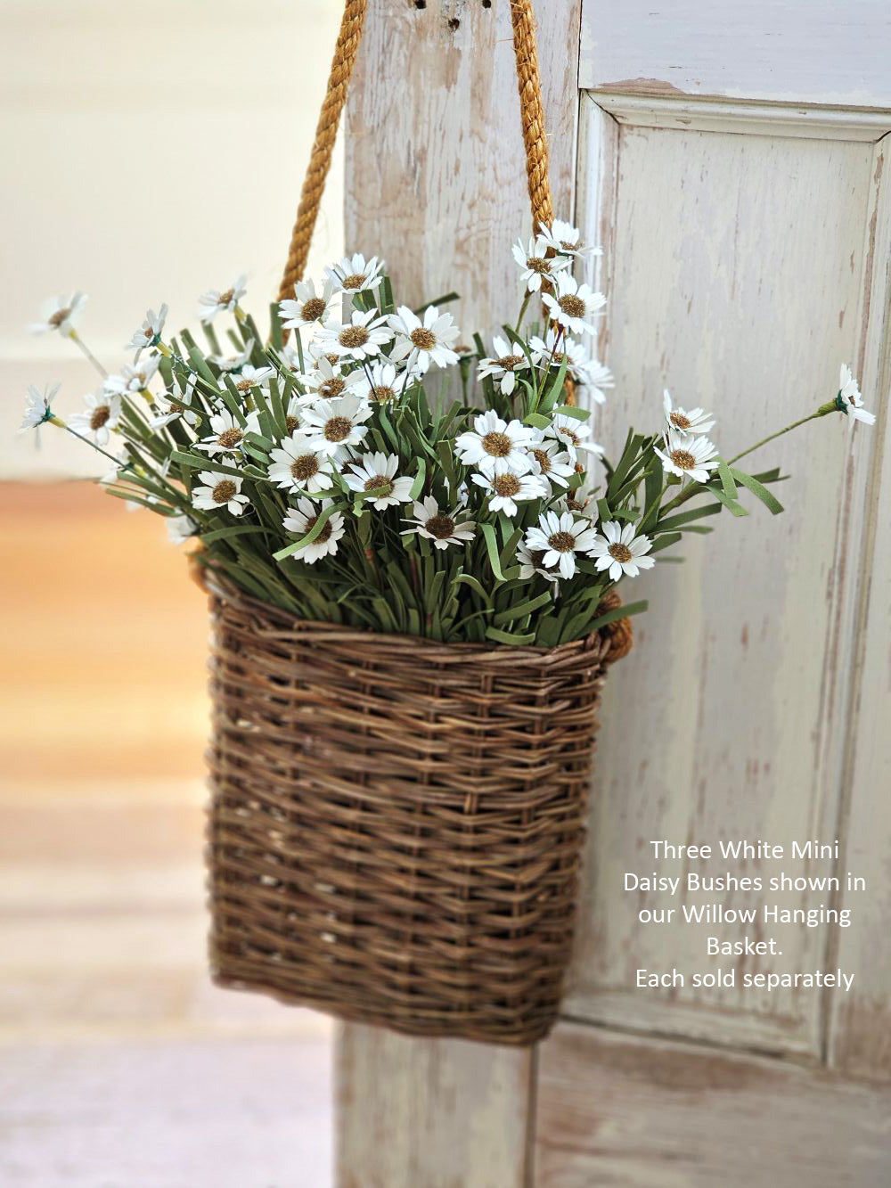 White Mini Daisy Bush - Farmhouse Wares