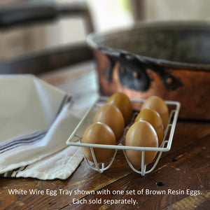 Brown Resin Eggs