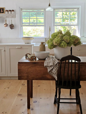 White Farmhouse Mixing Bowl, Shaker Kitchen, English Cottage Style Kitchen