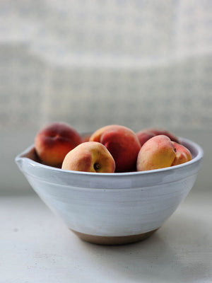 white farmhouse mixing bowl