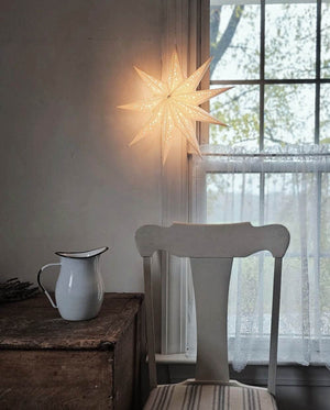 White Paper Star Lantern Light