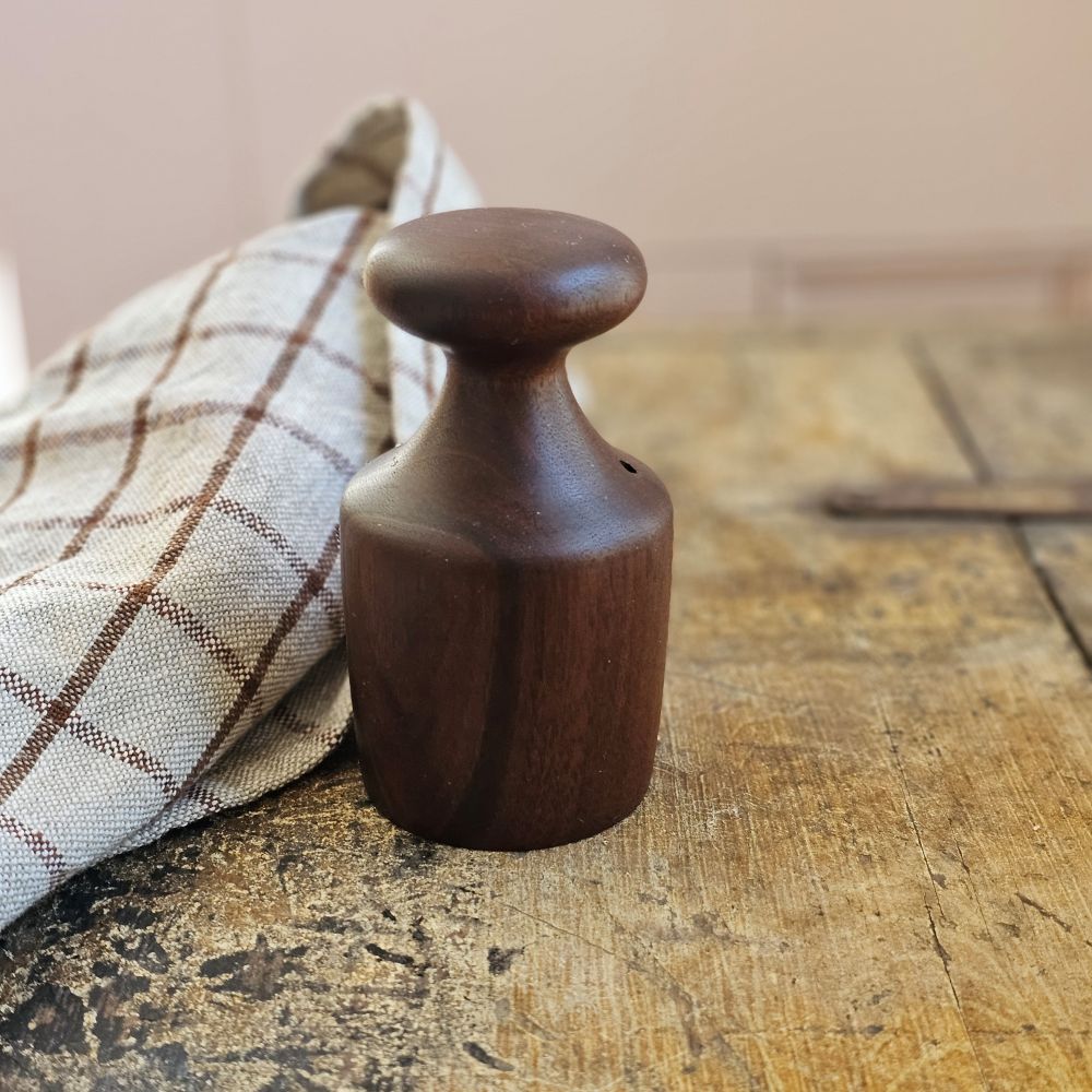 Our Wooden Biscuit Cutter in Black Walnut will quickly become a cherished heirloom piece that your family will enjoy for generations to come. Beautifully hand-crafted in the USA, this is a timeless tool that will have you craving warm biscuits and butter. The vintage feel and rich wood will leave you wanted to keep this biscuit cutter on display as shelf art.