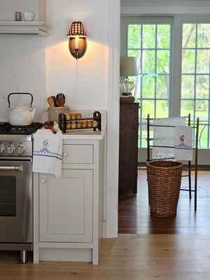 Farmhouse Cottage Kitchen with Egg Trays