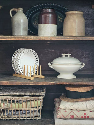 Wood Plate Rack