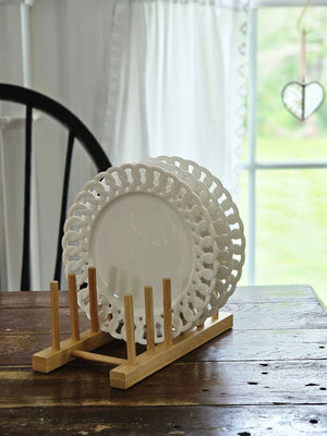 Wood Plate Rack