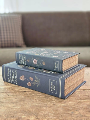Woodland Book Box Set, Woodland Cottage Style Book Box , Mushroom Book Box, Folk Art Book Box