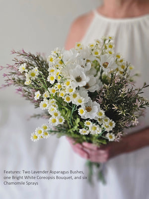 Bright White Coreopsis Bouquet