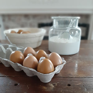Brown Resin Eggs