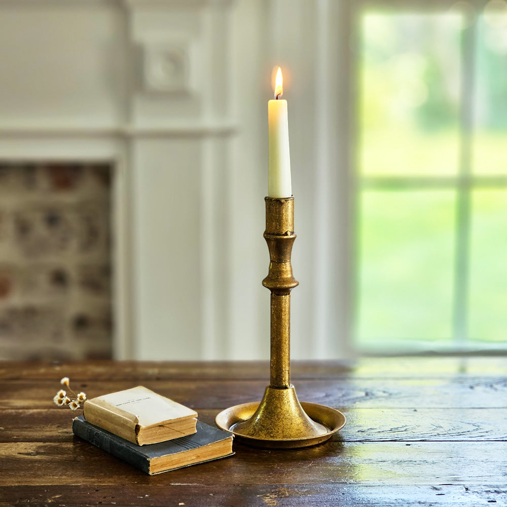 Brass Taper Candle Holder - The Monastery Store