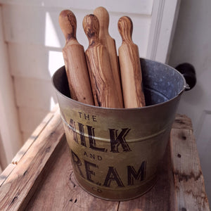 Milk and Cream Buckets, Set of Two