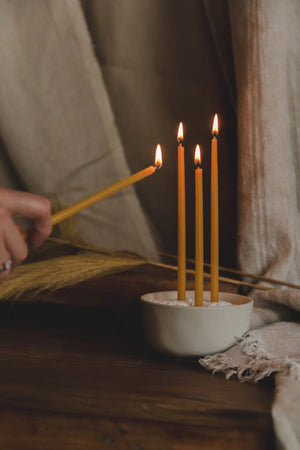 Beeswax Taper Candles - Clapham's