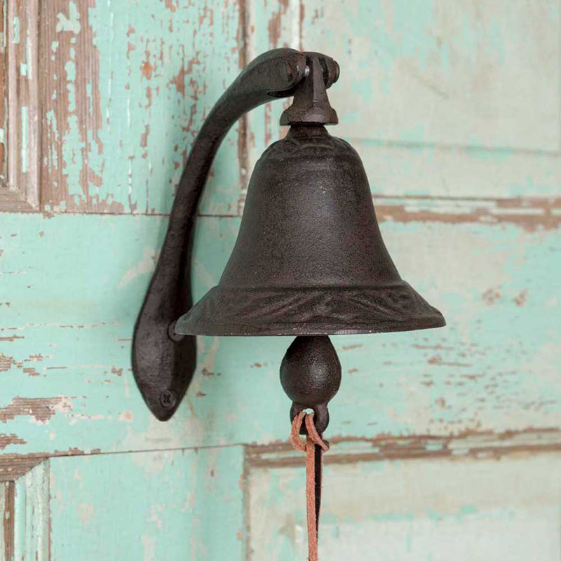 Our Old Farmhouse Dinner Bell reminds us of simpler times. An easy way to call the family in from playing or from farm chores, this heavy cast iron bell will add a vintage touch to your porch or entryway.