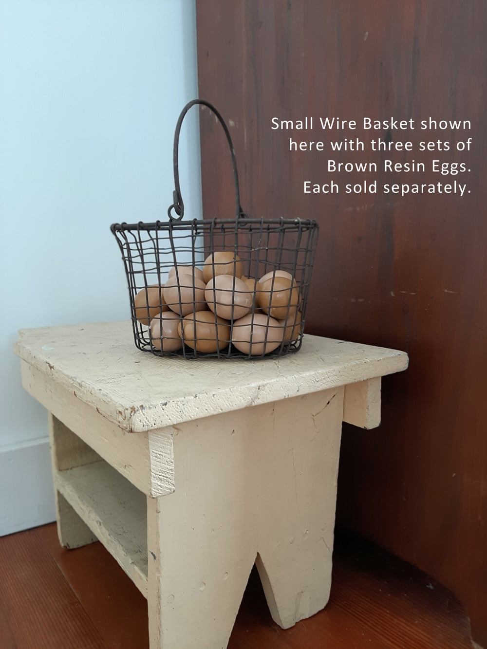 Primitive Wire Basket Set - Farmhouse Wares