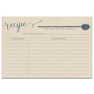 Recipe Cards