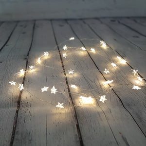 Clear Star String Lights