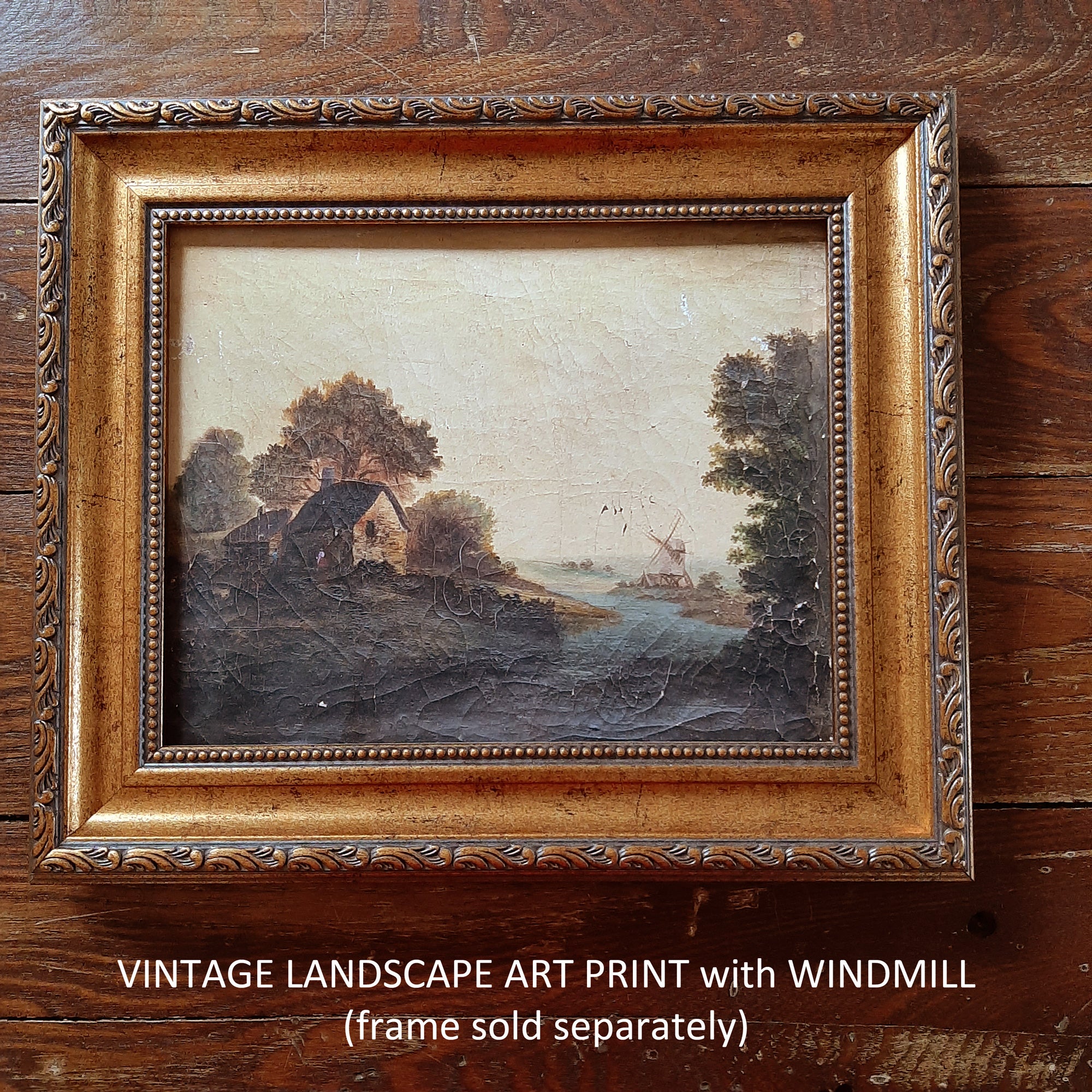 Antique Style Gold Frame - Farmhouse Wares