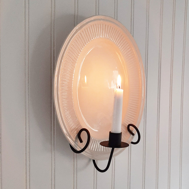 Taper Candle Sconce and Plate Holder - Farmhouse Wares