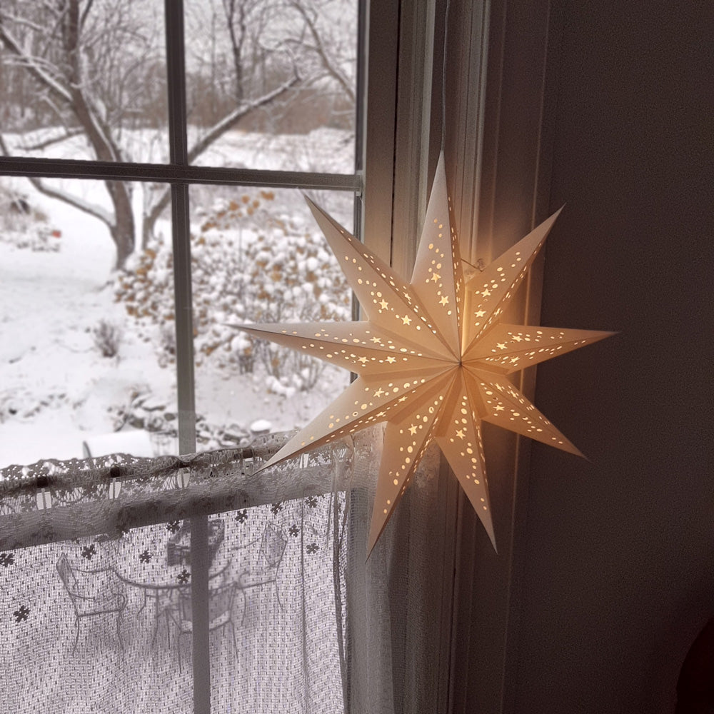 E10 Screw Base LED Christmas Star Light - 6V, Warm White, Dimmable For Advent & Holiday Decor