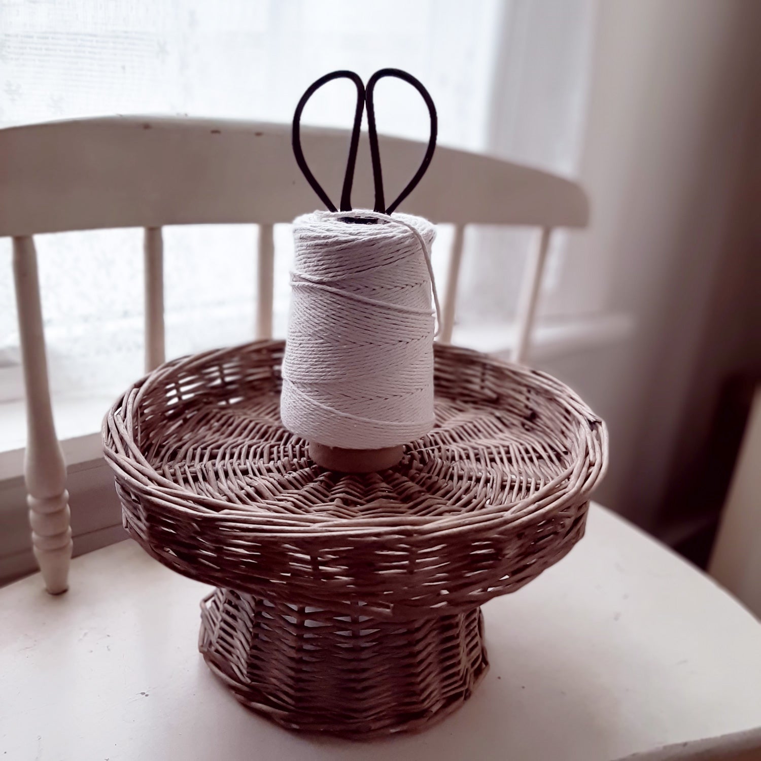 Our Willow Cake Stand Riser is perfect for casual country entertaining and tabletop styling. The natural wicker lends relaxed, French country style that suits both farmhouse and cottage style decor. It will surely add charm, making it the ideal showcase for your sweet treats at your next garden party. 9.5" Diam x 5.5"H